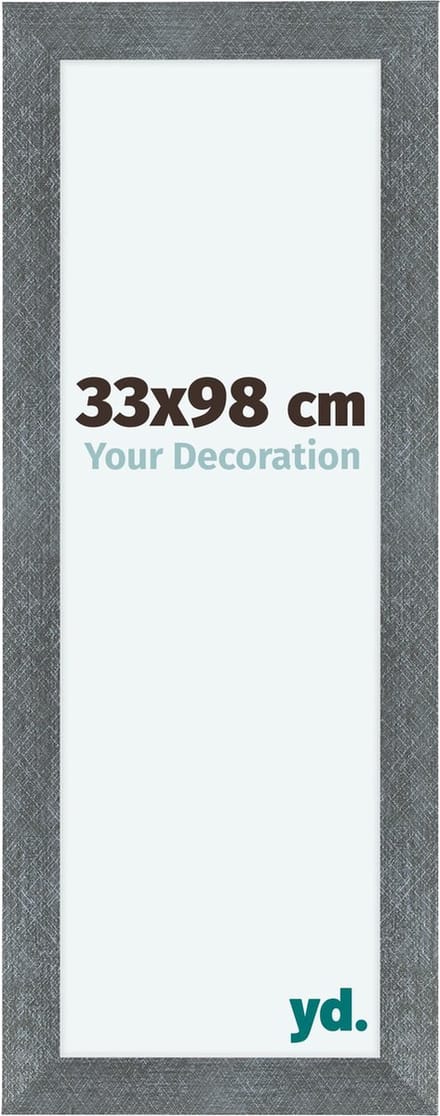 Your Decoration - Fotolijst 33x98 cm - MDF - IJzer Geveegd - Como