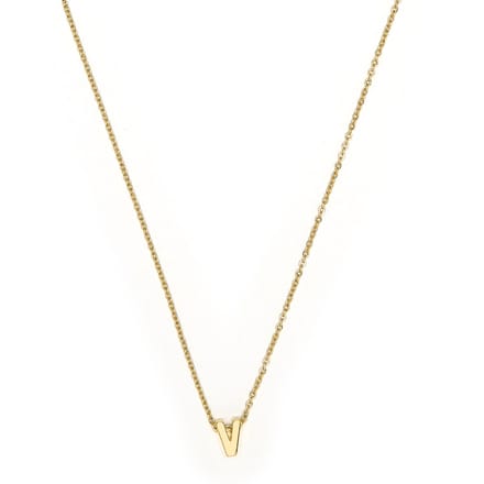 Luxenter Ketting met 18-karaats geelgouden afwerking - Alphabet