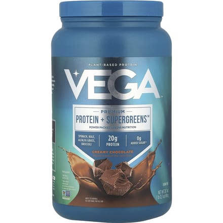 Vega, plantaardige eiwitten en groenten, chocolade, 765 gram (814 g)