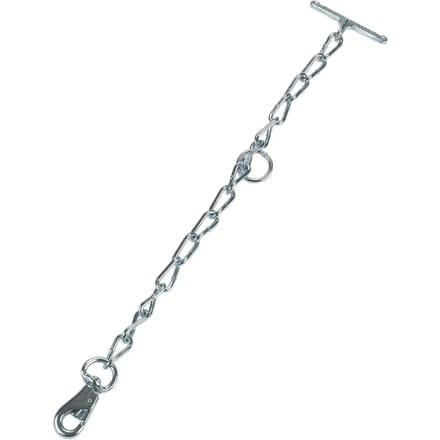Ketting met karabijnhaak en clip Kerbl