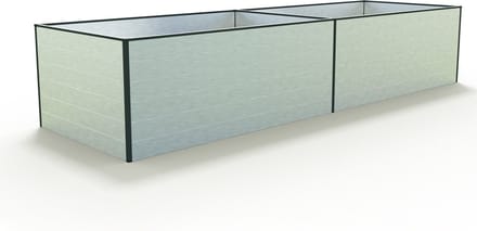 387 x 119 x 77 cm Moestuinbak Kingsize Daniela, Aluminium (geanodiseerd)