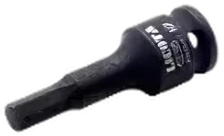 Dop 3/8" H4, 60mm, Slagmoersleutel Cr-Mo