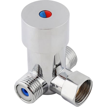G1 2 Warm Koud Water Mengventiel Menger Temperatuurregeling voor Automatische Kraan white