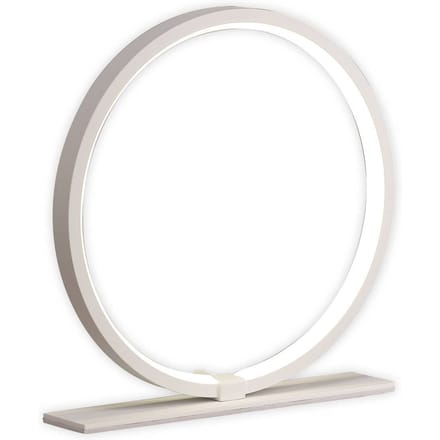 Mantra Iluminación Kitesurf LED tafellamp, aluminium, Ø 19,3 cm, wit