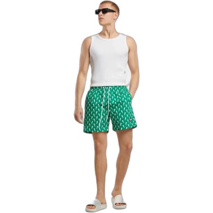 Urban Classics - Pattern Zwemshorts - M - Groen