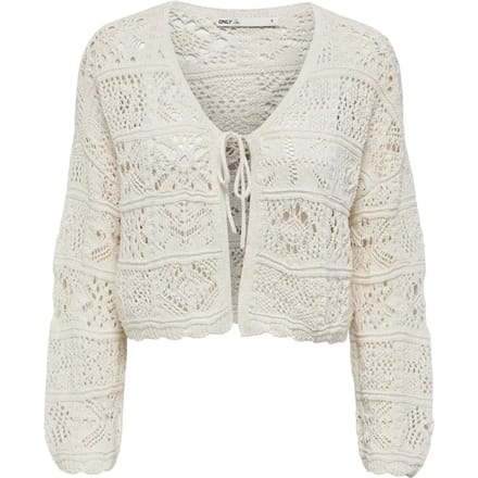 Gecropst vest van katoenmix model 'BEACH LIFE'