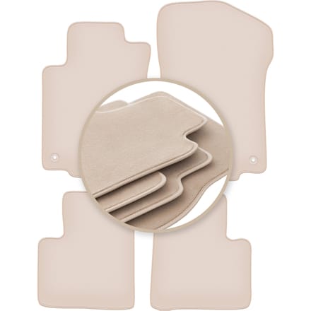 PREMIUM beige matten voor: Mercedes ML W164 SUV 2005-2011