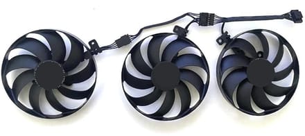 Grafische Kaart Ventilator - GPU Koeler - PC Componenten - Standaard Montage - 88mm Ventilator - Zwart