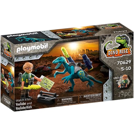 PLAYMOBIL Dino Rise Uncle Rob: bewapenen voor de strijd - 70629