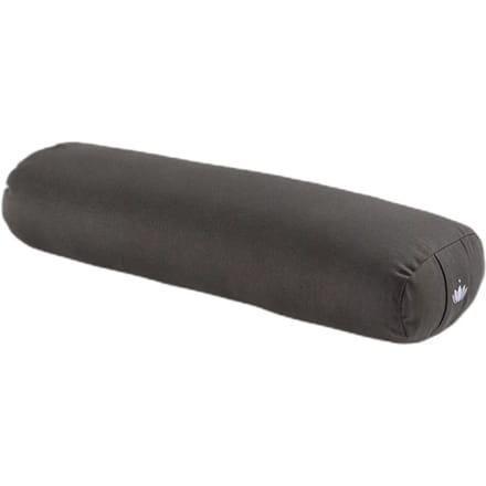 Yoga Bolster voor Yin Yoga - yoga bolster met kapok vulling - wasbare overtrek van katoen - yogakussen geweldig voor resterende yoga (Special Edition)(Antraciet)