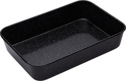 KitchenCraft MasterClass Professionele inductie veilige grote emaille braadblik - 40 x 28 x 7,5 cm