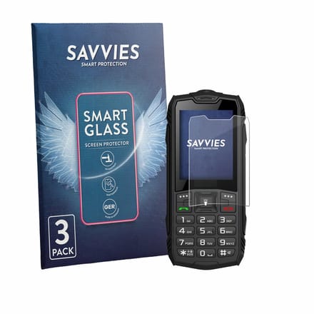 3 Stuks Savvies Screenprotector - geschikt voor Hammer H Basalt - beschermfolie glas transparant