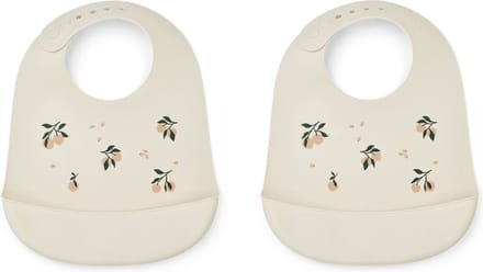 Liewood Tilda Siliconen Slab 2 Pack | Peach / Sea Shell Mix