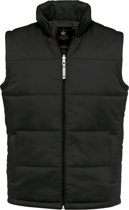 Zwarte bodywarmer voor heren M (50)
