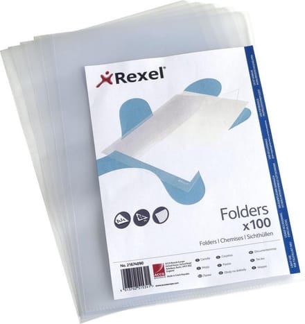 REXEL documenthoezen Economic A4 PP gestructureerd 0,10 mm
