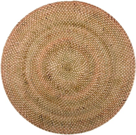 Placemat Rotan - SET/2 - Rond - Dia 36 cm, natural