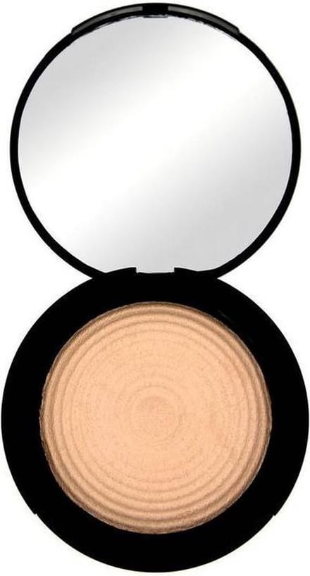 Makeup Revolution Radiant Lights - Exhale - Highlighter - Highlight Powder - Champagne Gold