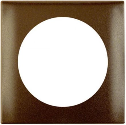 Berker Afdekraam Flow 1-Vaks Bruin Mat