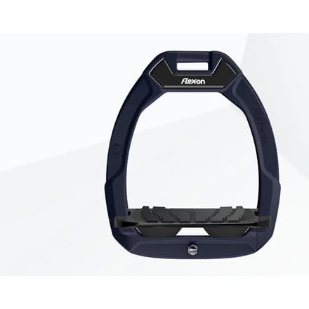 Veiligheidsjockeysporen Schuin Grip Aluminium/Zwart/Zwart Flex-On Safe-On