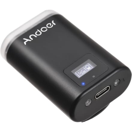 Andoer S12 Universele Mini Camera Flitser GN12 Op-camera Flitslicht 5600K Speedlite 8-Niveau zwart