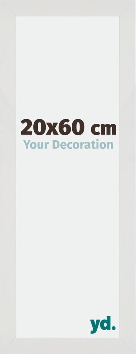 Your Decoration - Fotolijst 20x60 cm - MDF - Wit Mat - Mura