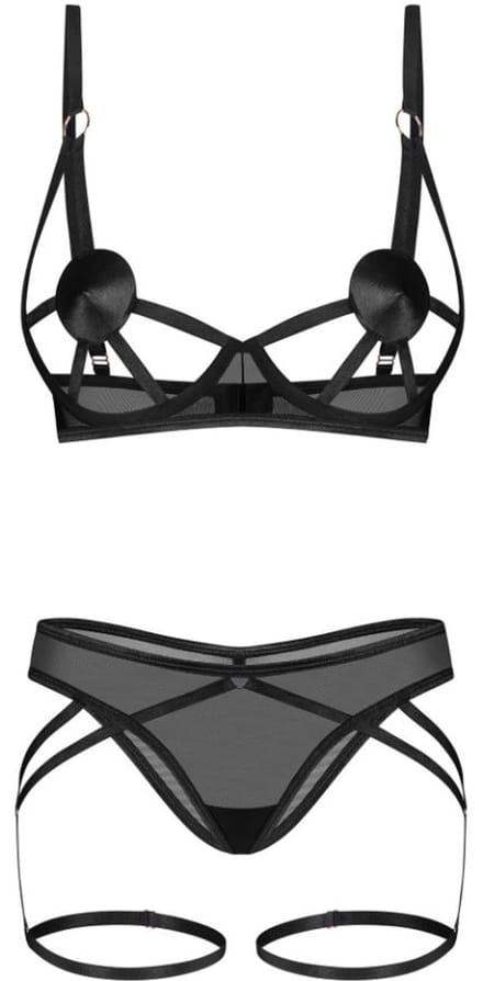 Obsessive – Euridia 2-delige Set – Zwart