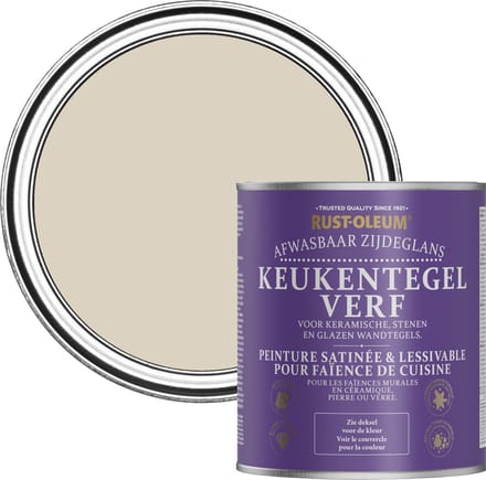 Rust-Oleum Lichtbruin Keukentegelverf Zijdeglans - Jute 750ml