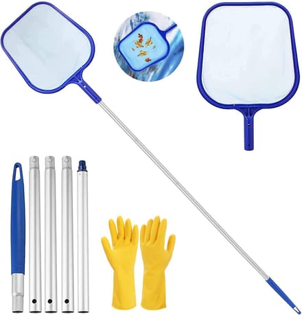Dailygoods- Schepnet 1,66 m - Schepnet zwembad - Schepnet vijver