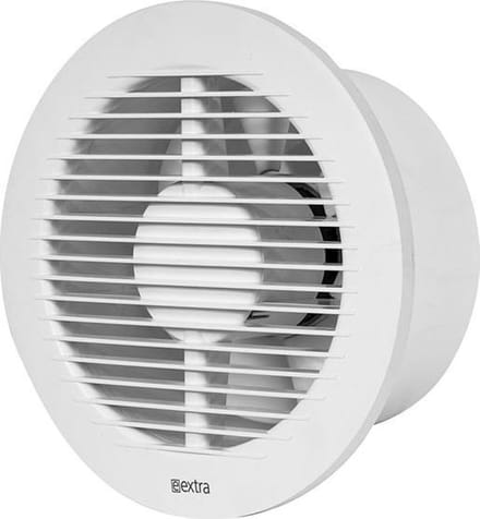 Badkamerventilator 150 mm rond WIT - basis EA150