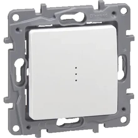 Legrand Niloé Wisselschakelaar + Controlelampje Wit