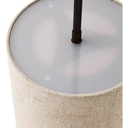 Audo Copenhagen Audo Hashira hanglamp van linnen, Ø18cm, naturel