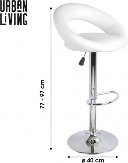 SET VAN 2 "WE LOVE" WITTE PU-BARKRUKKEN