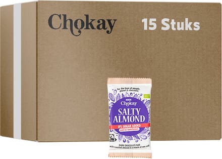 Chokay | Salty Almond | 15 stuks | 15 x 70 gram