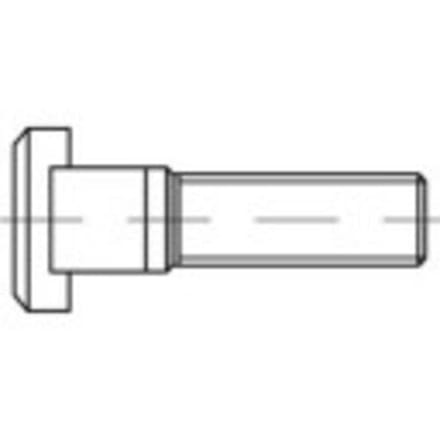 TOOLCRAFT 112534 T-gleufschroeven M20 100 mm Vierkant DIN 787 Staal 5 stuk(s)