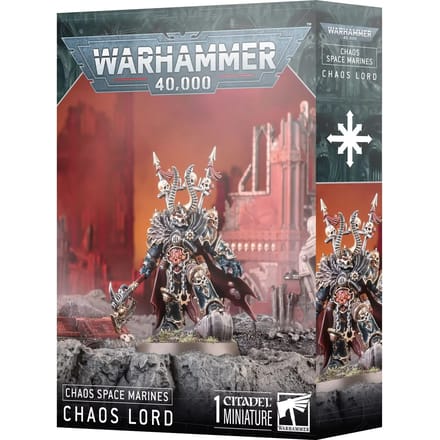Beeldje Games Workshop Warhammer 40k - Space Marine du Chaos Seigneur du Chaos