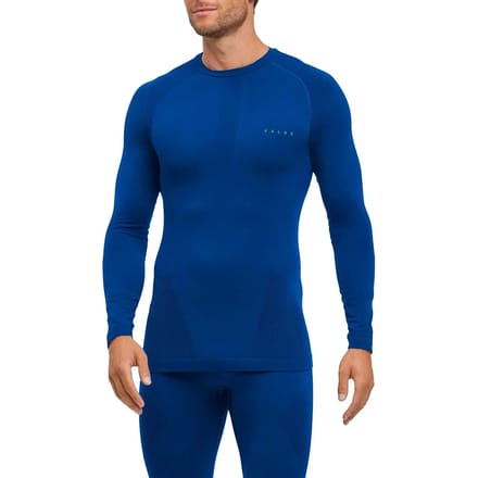 FALKE Warm Longsleeved Shirt sneldrogend functioneel functioneel shirt met lange mouwen heren blauw - maat L