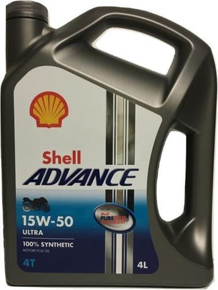 SHELL ADVANCE 4T ULTRA 15W50 - Motorolie - 4L