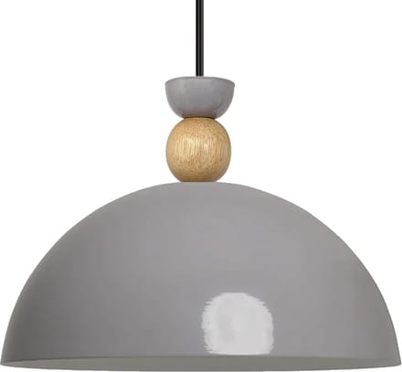 Bamyum Yimpi Hanglamp Ø30 cm, E27, Vintage Industrieel Grijze Lamppendel