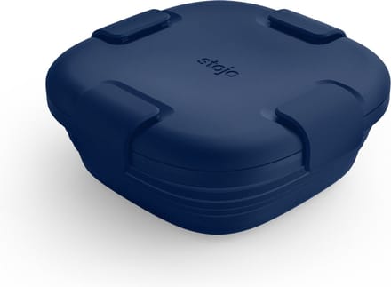 Stojo - Lunchbox 700 ml Denim - Siliconen - Blauw -