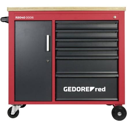 Gedore Red 3301818 Werkplaatswagen Mechanic Plus Met 6 Lades