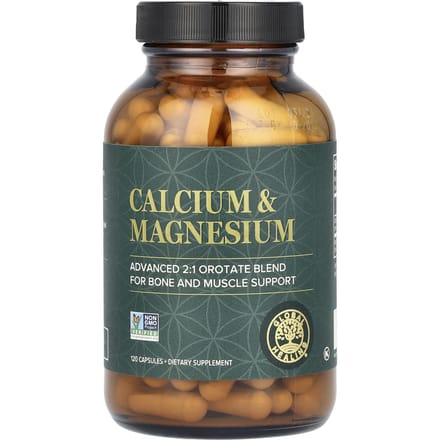 Global Healing, Calcium & Magnesium, 120 capsules