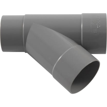 Wavin HWA fitt -buis T-stuk, PVC, grijs, 70mm,
