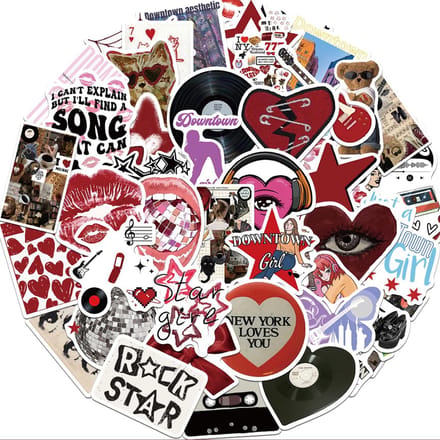 Dailygoods- Stickers 100 Stuk - Y2K Stickers - Pvc Stickers