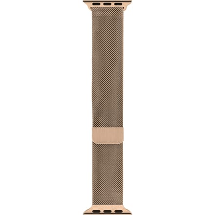 BlueBuilt Milanees Bandje Goud voor Apple Watch 40/41/42 mm