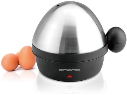 Emerio TM-1351 eierkoker 7 eieren 350 W Zwart, Roestvrijstaal