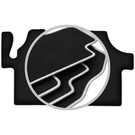 CARLUX-SILVER automatten voor: Mercedes Viano W639 bestelwagen (2003-2014)