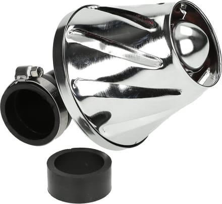 Mezoly Luchtfilter Helix Ø28-35mm chroom