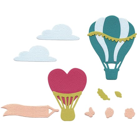 Sizzix Framelits Ponssjabloon "Up and Away by Catherine Pooler"
