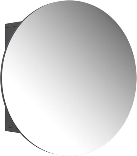 Vicco Loki Badkamerspiegelkast – 60 x 60 cm met 2 compartimenten Antraciet