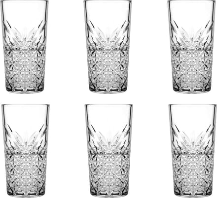 Pasabahce Longdrink Timeless Stapelbaar 36,5 cl - Transparant 6 stuk(s)